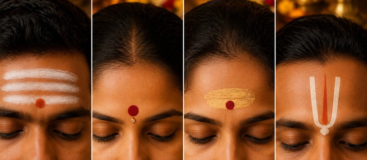 Why Do Hindus Apply Vibhuti, Kumkum, Chandanam, and Tilak?