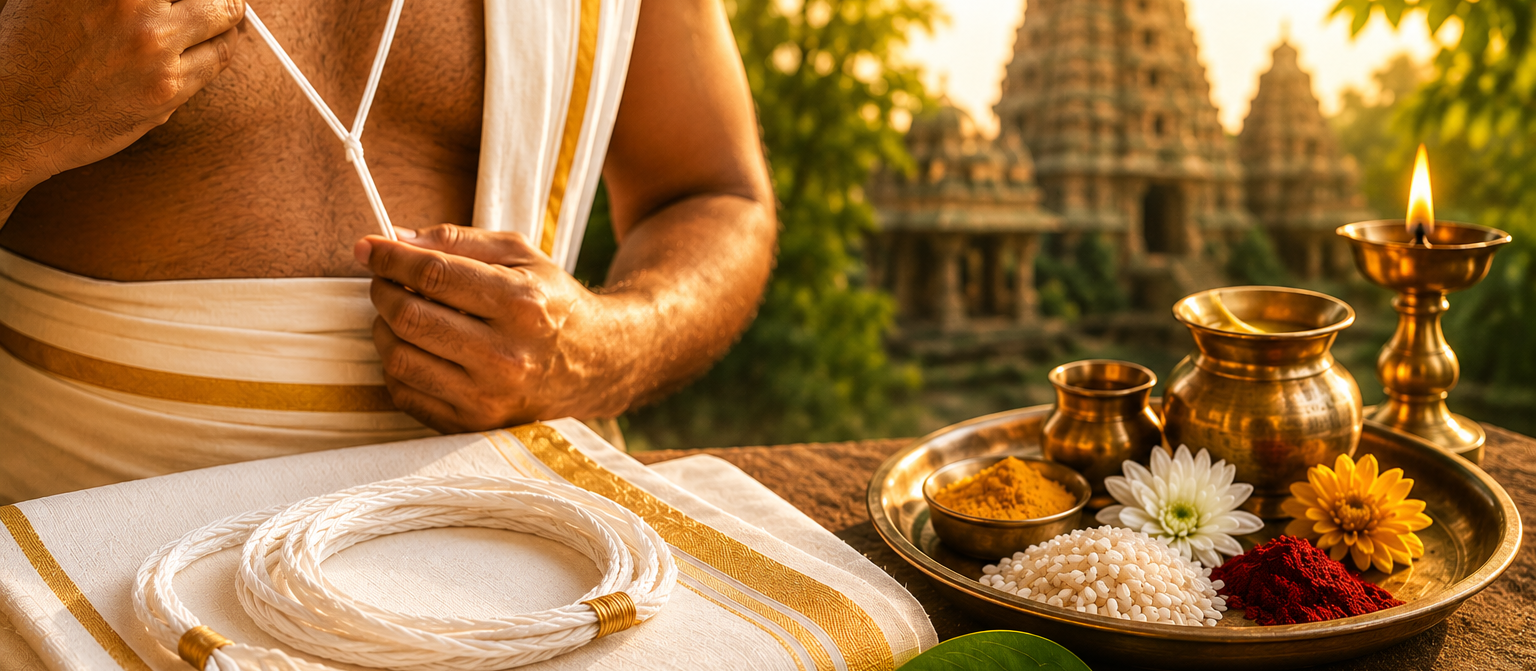 Upakarma (Avani Avittam): Why Do We Change the Sacred Thread Every Year?