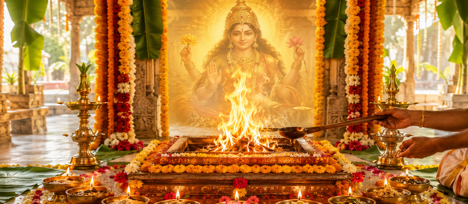 Ten Days and Ten Vishesha Homams During Sharada Navarathri