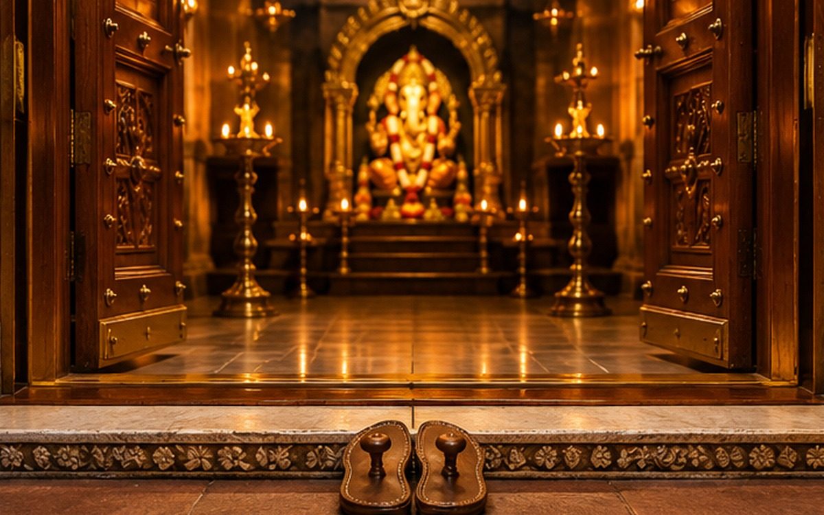Why Do We Remove Our Shoes Before Entering a Hindu Temple?