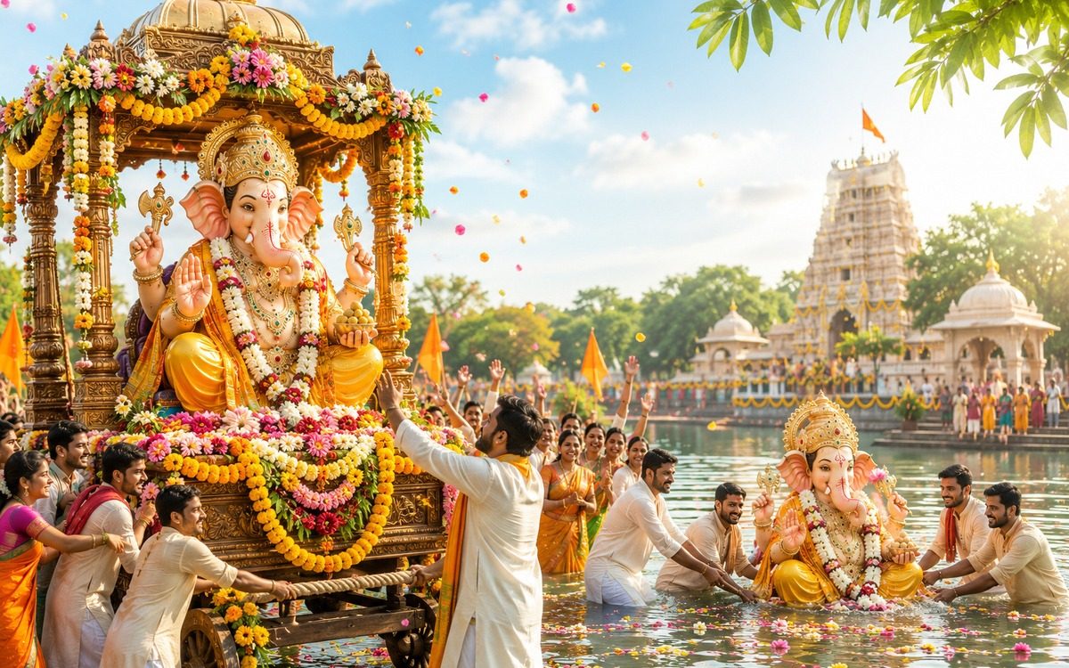From Clay to Consciousness: The Spiritual Meaning Behind Sri Ganesha Visarjan