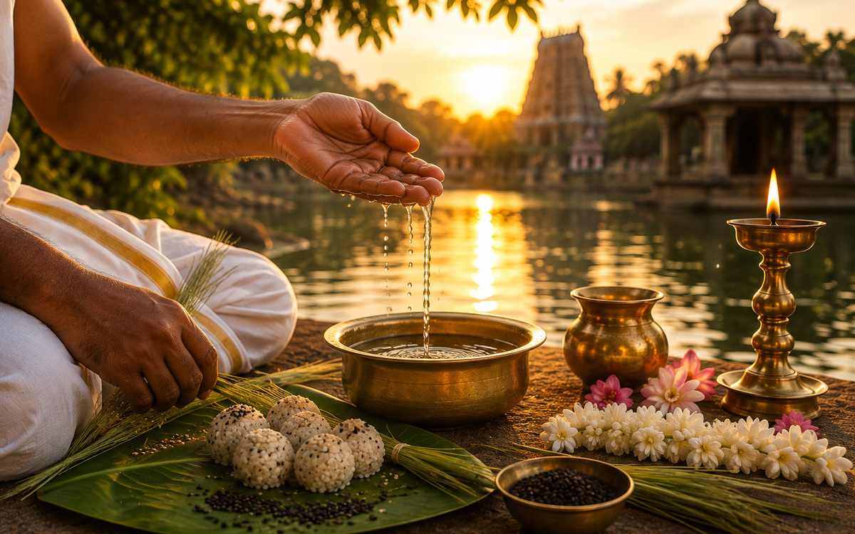 Honoring Our Ancestors: Understanding Karkidaka Vavu Bali &amp; Aadi Amavasya Tarpanam