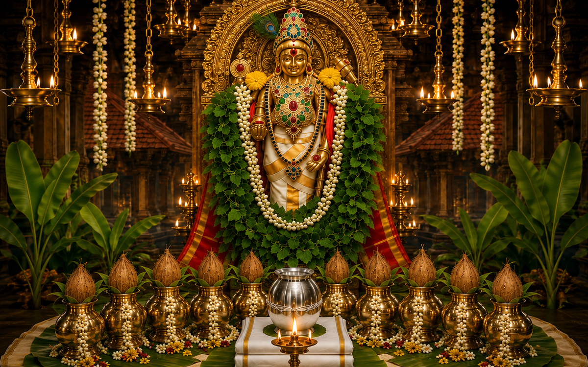 The Sacred Science Behind Sri Guruvayurappan Navakabhishekam