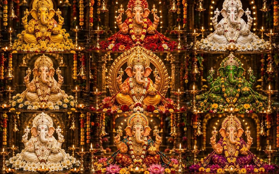 A New Darshan Every Day: The Beautiful Tradition of Daily Alankarams During Sri Ganesha Chaturthi Dasa Dina Mahotsavam
