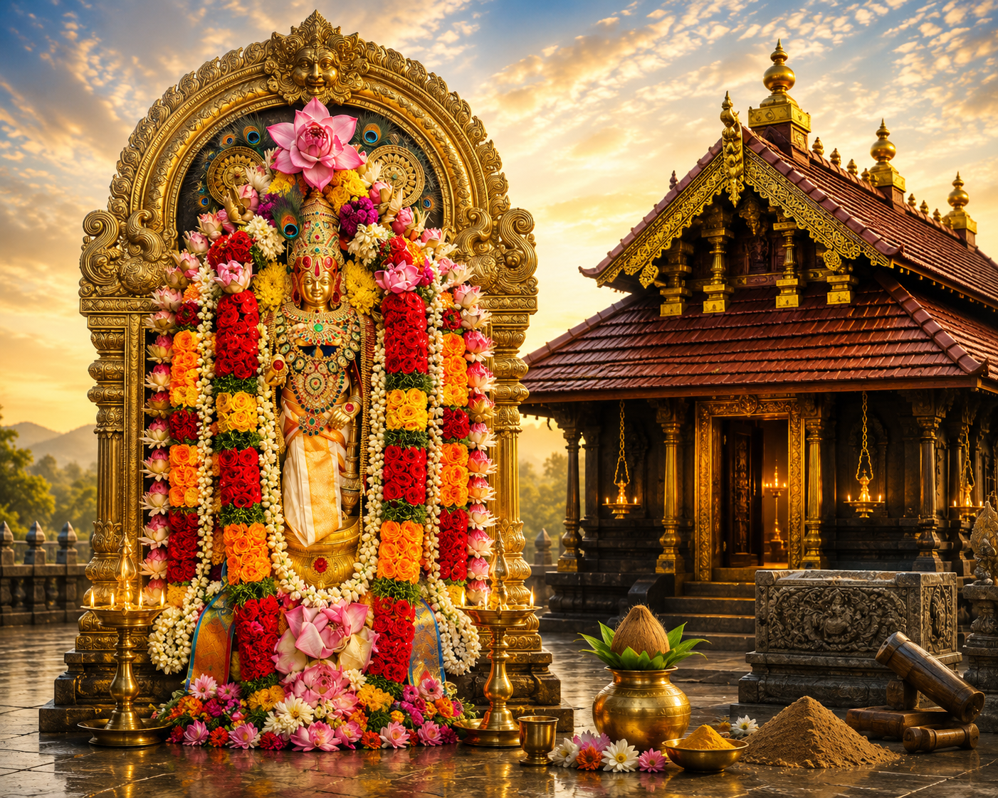 Guruvayurappan Vigraham &amp; Garbhagruham Construction Grand Sponsorship