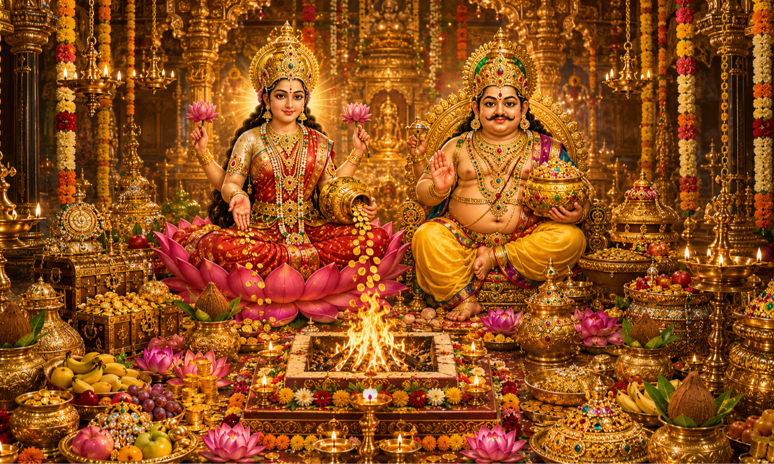 Sharada Navarathri Mahotsavam 2026 Day 6 - Sri Lakshmi Kubera Homam