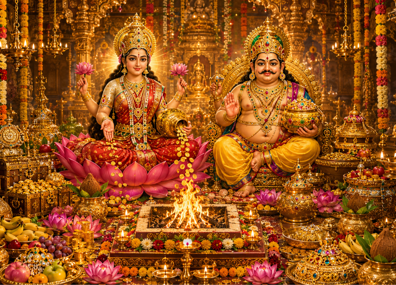 Sharada Navarathri Mahotsavam 2026 Day 6 - Sri Lakshmi Kubera Homam